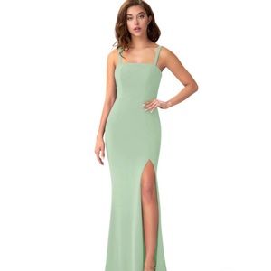 AZAZIE “Gianetta” Bridesmaid Dress/Gown in Dusty Sage